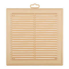 Решетка вентиляционная пластиковая приточно-вытяжная Era Р 249х249 мм с сеткой бежевая - фото 4