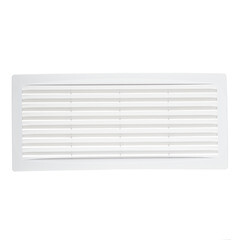 Решетка вентиляционная пластиковая переточная Era ДП 300х135 мм белая - фото 4