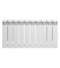 Радиатор алюминиевый Rifar Alum 350 мм 10 секций 1" боковое подключение белый - фото 7