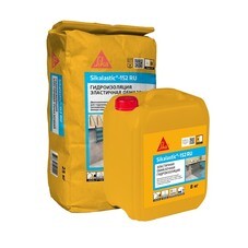 Гидроизоляция цементная-полимерная Sika Sikalastic-152 RU (компонент B) эластичная 25 кг