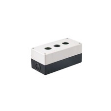 Корпус поста IEK КП103 пластиковый IP54 для кнопок управления 3 место белый (BKP10-3-K01)