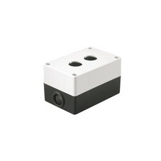 Корпус поста IEK КП102 пластиковый IP54 для кнопок управления 2 место белый (BKP10-2-K01)