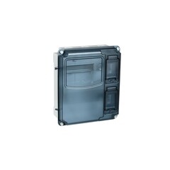 Щит учетно-распределительный навесной IEK Krepta 5 пластиковый IP66 360х323х122 6 модулей с DIN‑рейкой прозрачная дверь белый (MSP3-N-06-55)