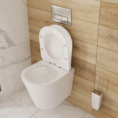 Унитаз подвесной Iddis Calipso безободковый с сиденьем дюропласт микролифт (CALRDSEi25/CALRNSEi25) - фото 2