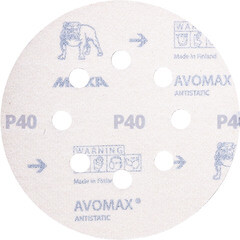 Диск шлифовальный Mirka Antistatic d125 мм P40 на липучку бумажная основа (5 шт.) - фото 4