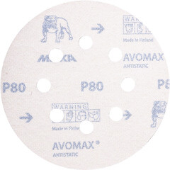 Диск шлифовальный Mirka Antistatic d125 мм P80 на липучку бумажная основа (5 шт.) - фото 4