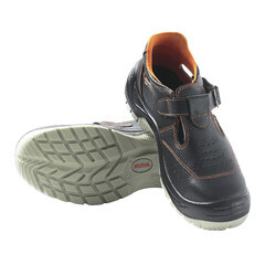 Сандалии рабочие кожаные размер 41 черные Мистраль - фото 2