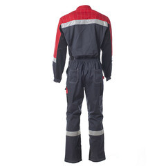 Комбинезон защитный Спрут Формула 48-50 рост 170-176 см серый/красный - фото 13