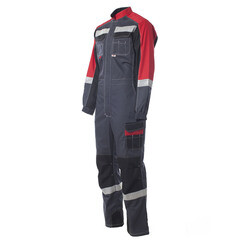 Комбинезон защитный Спрут Формула 48-50 рост 170-176 см серый/красный - фото 12