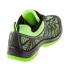 Полуботинки рабочие текстильные со светоотражающими элементами размер 45 зеленые Мистраль Неон (130169) - фото 5