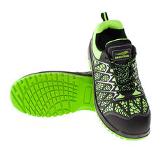 Полуботинки рабочие текстильные со светоотражающими элементами размер 45 зеленые Мистраль Неон (130169) - фото 7