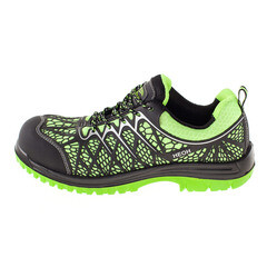 Полуботинки рабочие текстильные со светоотражающими элементами размер 45 зеленые Мистраль Неон (130169) - фото 6