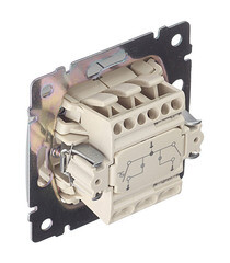 Выключатель Legrand Valena двухклавишный встраиваемый алюминий с подсветкой (694344) - фото 4