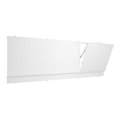 Экран для ванны фронтальный Метакам Primo ПВХ 170х54 см белый с откидными дверцами с корзинами (4650208862106) - фото 3