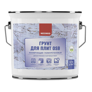 Грунт Neomid для плит OSB изолирующий полиуретановый 2,7 кг — купить в ...