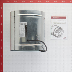 Вентилятор канальный осевой Era CV-200 d200 мм - фото 5