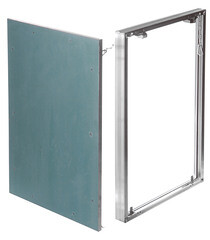 Люк ревизионный под плитку Хаммер Гиппократ-П алюминиевый 400х600 мм скрытый нажимной - фото 3