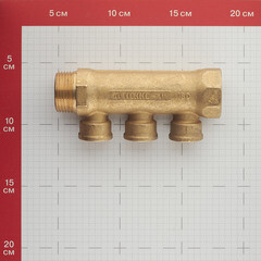 Коллектор Tiemme 1 ВР(г) х 3 выхода 1/2 ВР(г) х 1 НР(ш) (1910023) - фото 3