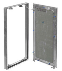 Люк ревизионный под плитку Хаммер Гиппократ-П алюминиевый 300х600 мм скрытый нажимной - фото 4