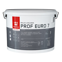 Изображение товара Краска моющаяся Tikkurila Prof Euro 7 база С бесцветная 9 л