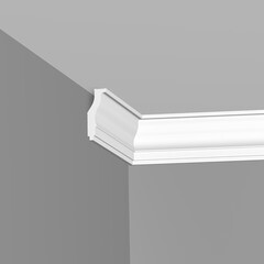 Плинтус потолочный из пенополистирола 25х65х2000 мм под натяжной потолок Плинтэкс O 25/65 SC - фото 9