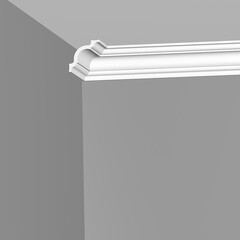 Плинтус потолочный из пенополистирола 95х95х2000 мм Плинтэкс I 95/95 - фото 7