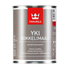 Краска для цоколя Tikkurila Yki Socle база С бесцветная 0,9 л