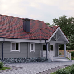 Лист волнистый Ондулин красная черепица 1,95х0,96 м 3,3 мм усиленный - фото 4