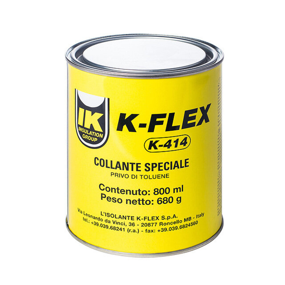 Изображение товара Контактный каучуковый клей K-FLEX K-414 для трубной изоляции 0,8л Италия