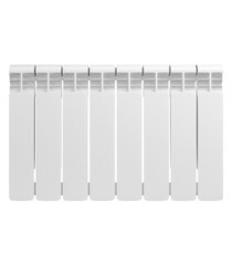 Радиатор алюминиевый Rifar Alum 350 мм 8 секций 1" боковое подключение белый - фото 2