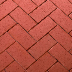 Плитка тротуарная клинкерная Лондон 200х100х50 мм красная - фото 2