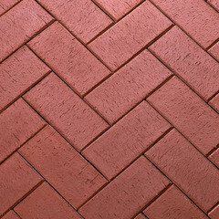 Плитка тротуарная клинкерная Эдинбург 200х100х50 мм темно-красная - фото 2