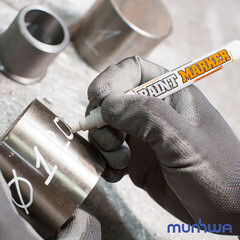 Маркер лаковый для промышленной графики MunHwa Industrial белый грифель 4 мм - фото 2