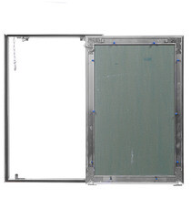 Люк ревизионный под плитку Хаммер Гиппократ-П алюминиевый 400х600 мм скрытый нажимной - фото 8