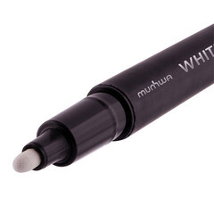 Маркер перманентный MunHwa белый грифель 2-4 мм - фото 2