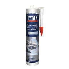 Герметик силикон-акриловый для кухни и ванной Tytan Professional прозрачный 280 мл