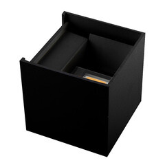 Изображение товара Светильник светодиодный садово-парковый настенный Feron Техно черный 4000К 6 Вт IP54 (11870)