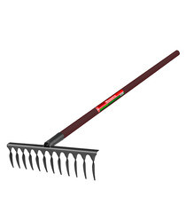 Грабли Молодость моя (1004-12-Ч) металлические 12 зубьев 1300 мм витые - фото 1