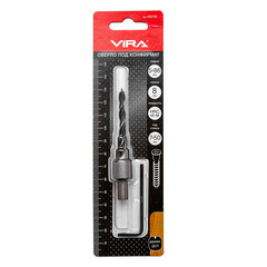 Сверло по дереву Vira 5х86 мм конфирмат для мебельной стяжки 7х50 мм с зенкером (552750) - фото 2