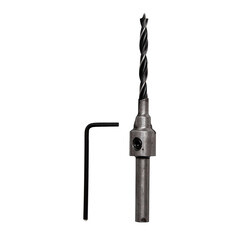 Изображение товара Сверло по дереву Vira 5х120 мм конфирмат для мебельной стяжки 7х70 мм с зенкером (552770)