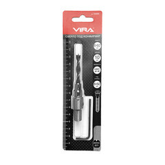 Сверло по дереву Vira 6х92 мм конфирмат для мебельной стяжки 8х50 мм с зенкером (552690) - фото 2