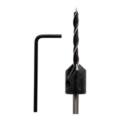 Сверло по дереву спиральное Vira 4х75 мм с зенкером (552054) - фото 1