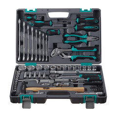 Набор инструментов универсальный Stels (14104) (76 шт.) - фото 1