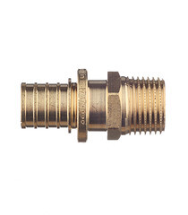 Соединитель прямой Stout 20 мм х 1/2 НР(ш) латунный (SFA-0001-002012) - фото 3