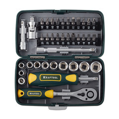 Набор бит и торцевых головок Kraftool (27970-H38) (38 шт.) - фото 9