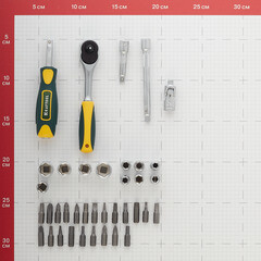Набор бит и торцевых головок Kraftool (27970-H38) (38 шт.) - фото 6