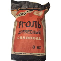 Уголь древесный 3 кг Ветка Биочар