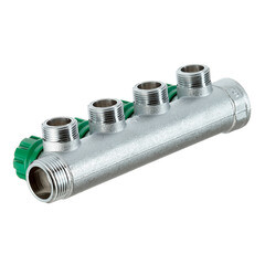 Коллектор Far 1 ВР(г) х 4 выхода 3/4 НР(ш) х 1 НР(ш) регулируемый (FK 3824 134 TP) - фото 3