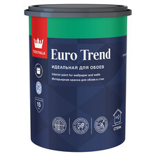 Краска моющаяся Tikkurila/Tikkivala Euro Trend база C бесцветная 0,9 л