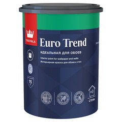 Краска моющаяся Tikkurila/Tikkivala Euro Trend база C бесцветная 0,9 л